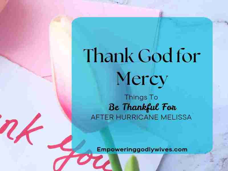 Thank God for&nbsp;Mercy